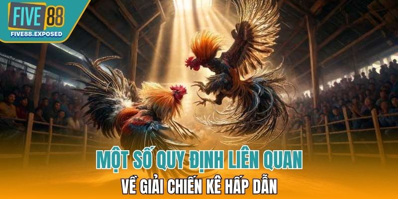 Một số quy định liên quan về giải chiến kê hấp dẫn